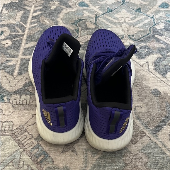 Adidas Bounce Men's Vibrant Purple Athletic Shoes - Picture 4 of 4